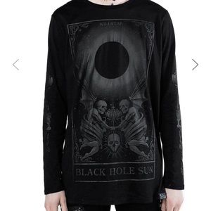 Killstar black hole sun unisex long sleeve